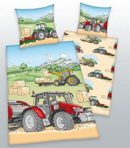 Herding dětské bavlněné povlečení Traktor, | 140x200, 70x90 cm