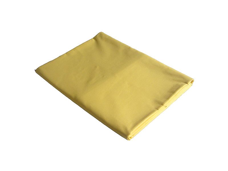 Kvalitní plachta, jednobarevné bavlněné prostěradlo v barvě žluté, Dadka