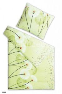 S motivem květin kvalitní povlečení z mikroflanelu Pampeliška pistácie, | 140x200, 70x90 cm