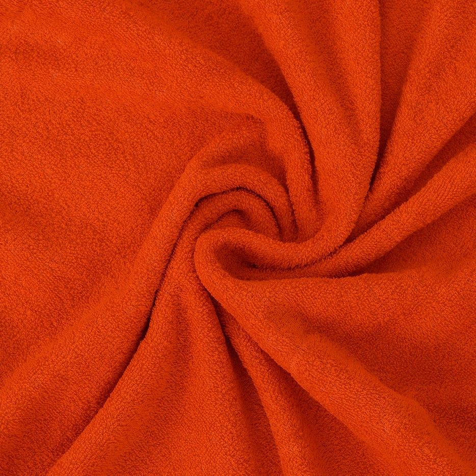 Kvalitex Froté prostěradlo oranžové rozměr 180x200 cm.