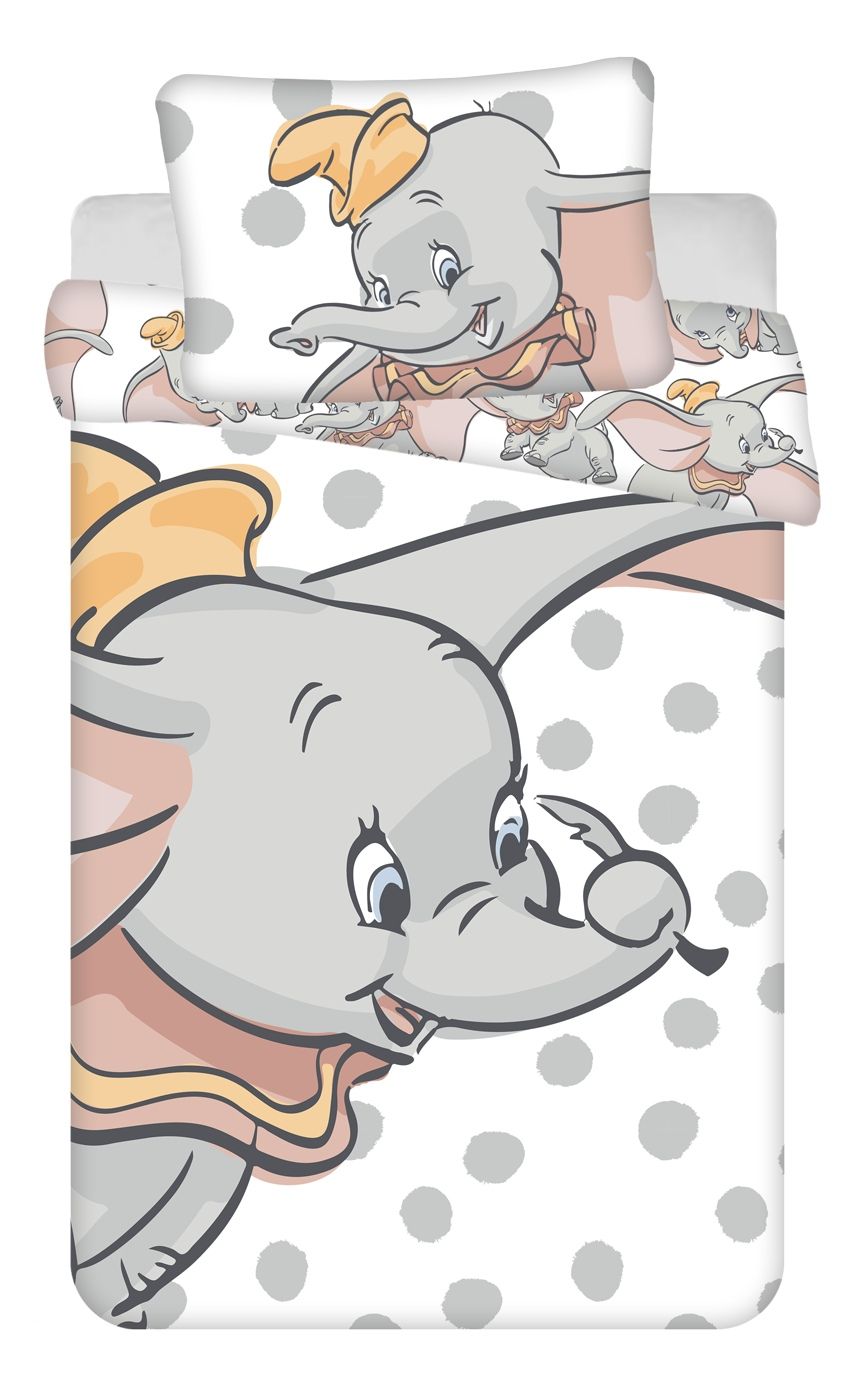 Disney povlečení do postýlky Dumbo "Dots" baby Jerry Fabrics