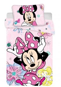 Disney povlečení do postýlky Minnie Butterfly 02 baby | 100x135, 40x60 cm