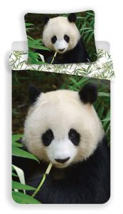 Oboustranné bavlněné ložní povlečení fototisk Panda 02,  | 140x200, 70x90 cm
