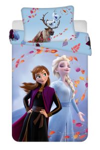Disney povlečení do postýlky Frozen 2 "Blue leaves" baby | 100x135, 40x60 cm