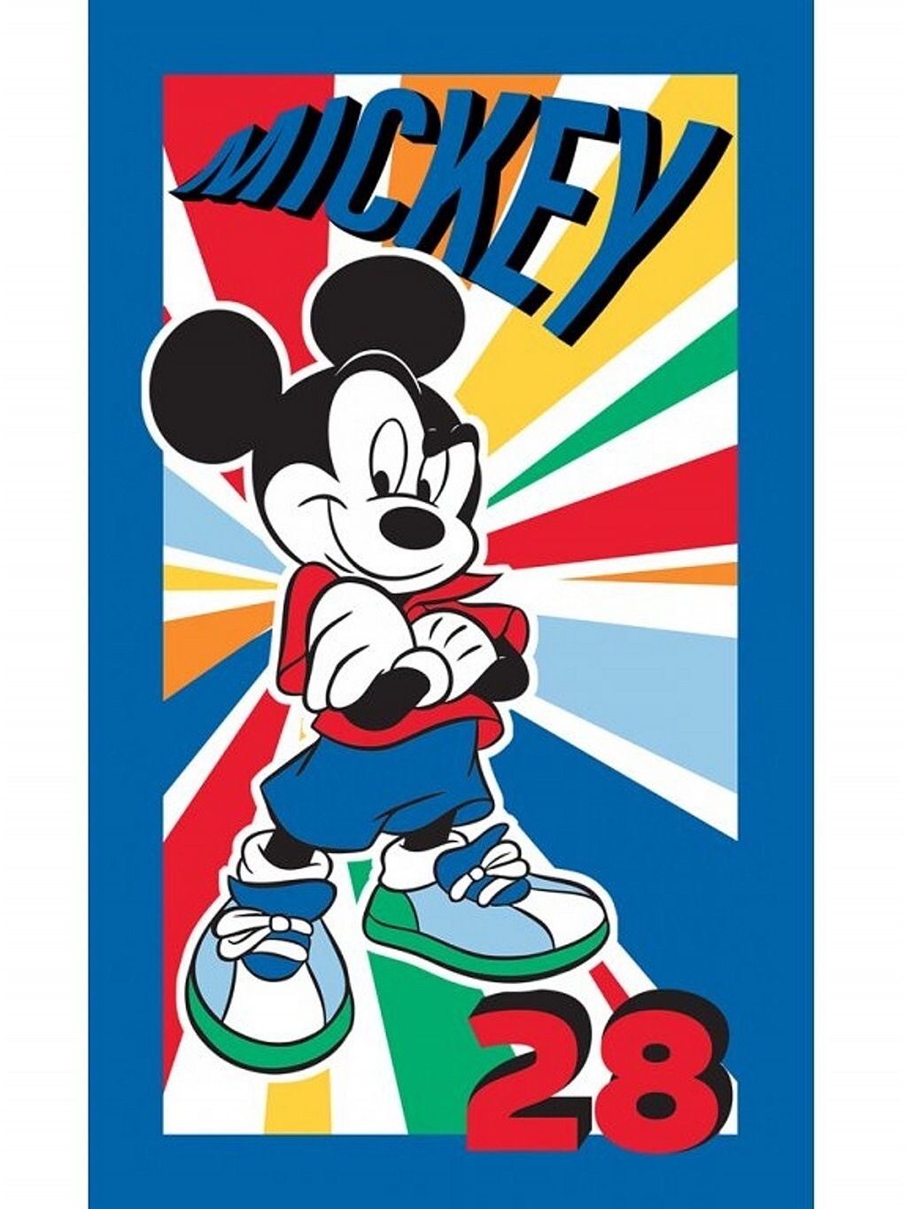 Carbotex Dětský ručník Frajer Mickey Mouse rozměr 30x50 cm.