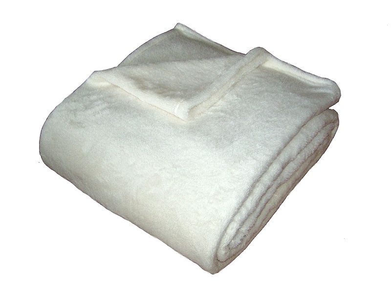 Super soft deka z mikrovlákna v bílé barvě, Dadka