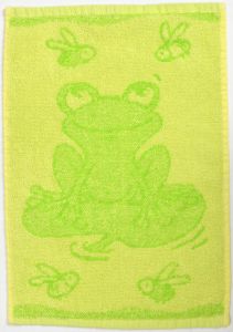 Dětský ručník Frog green 30x50 cm | rozměr 30x50 cm,
