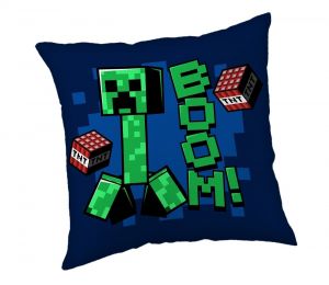 Polštářek Minecraft Jolly Boom | 40x40 cm