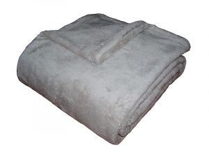 Vynikající super soft deka šedá, | 100x150 cm, 150x200 cm