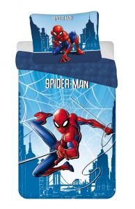 Bavlněné dětské povlečení Spider-man "Blue 04" | 140x200, 70x90 cm