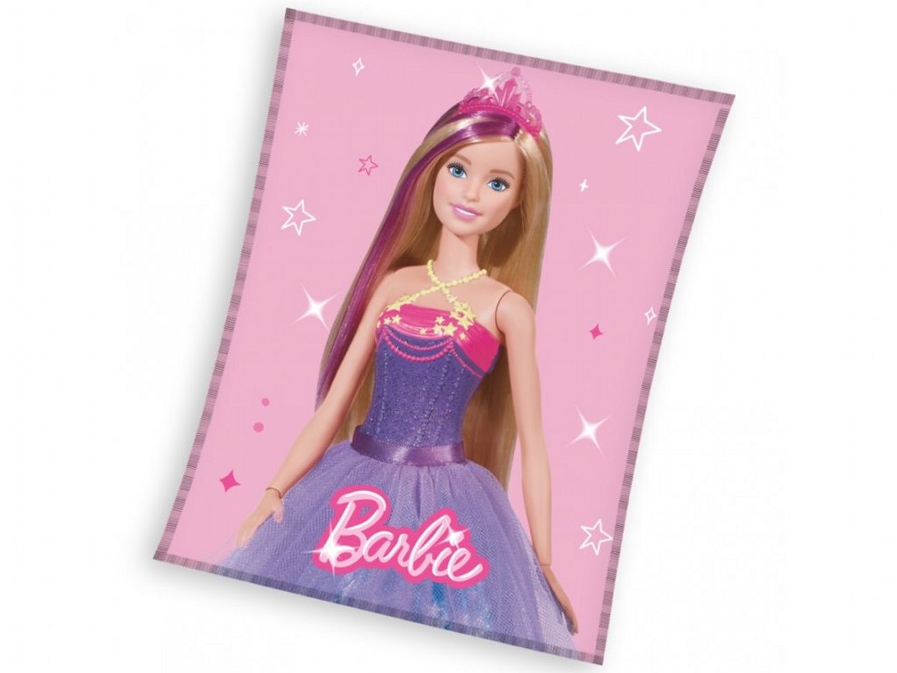 Dětská fleecová deka Barbie princezna Carbotex