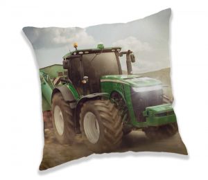 Polštářek Traktor "Green" | 40x40 cm