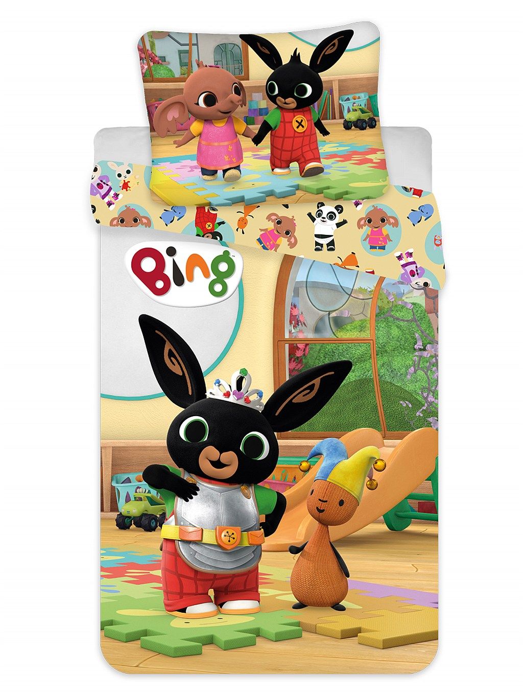 Jerry Fabrics Disney povlečení do postýlky Králíček Bing baby 100x135, 40x60 cm