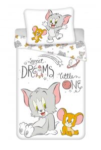 Disney povlečení do postýlky Tom & Jerry 050 baby | 100x135, 40x60 cm
