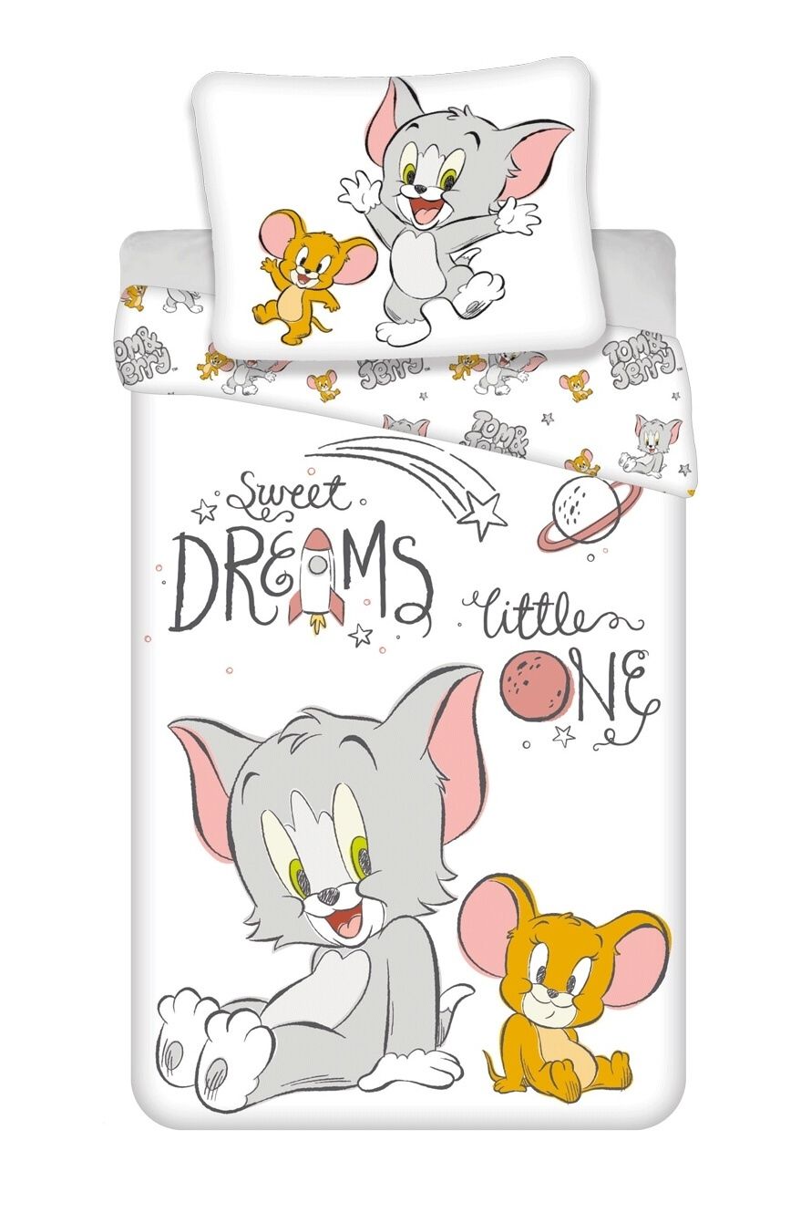 Jerry Fabrics Disney povlečení do postýlky Tom & Jerry 050 baby 100x135, 40x60 cm