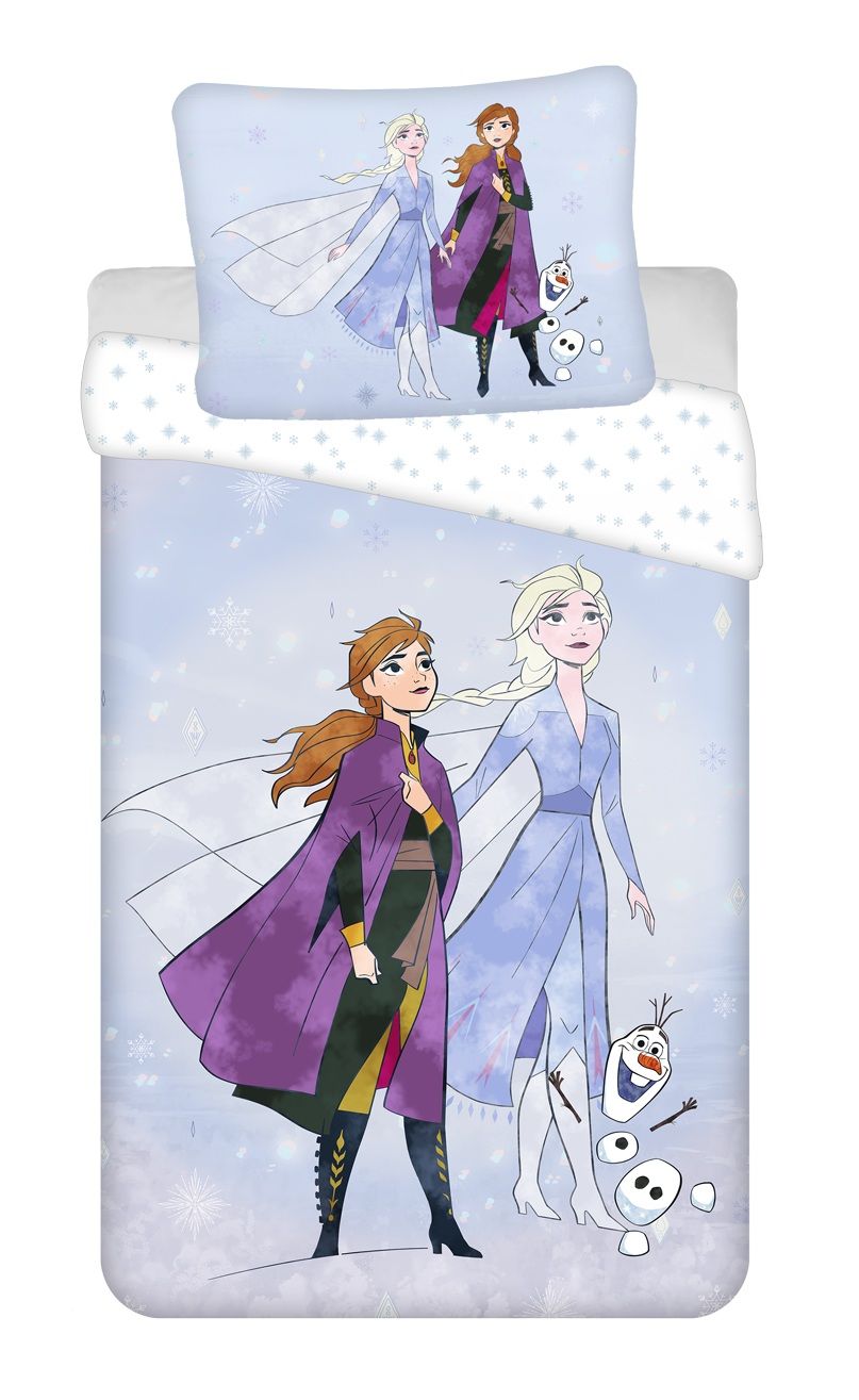 Jerry Fabrics Bavlněné povlečení Frozen 2 "Adventure" 140x200, 70x90 cm