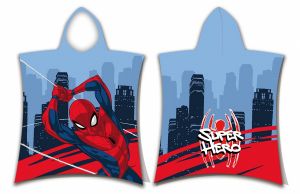 Plážová osuška pončo Spider-man Super hero | 50x115 cm